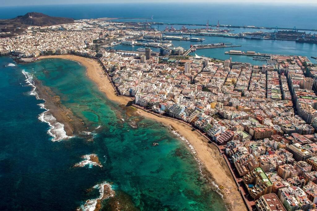 Appartamento Beachfront Apt With Open Terrace In Las Canteras Las Palmas de Gran Canaria Esterno foto